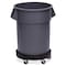 Rubbermaid Commercial Drum Dolly, Round, f/55-Gallon Drum, 500 lb Cap, Black RCP265000BK - alternate 3